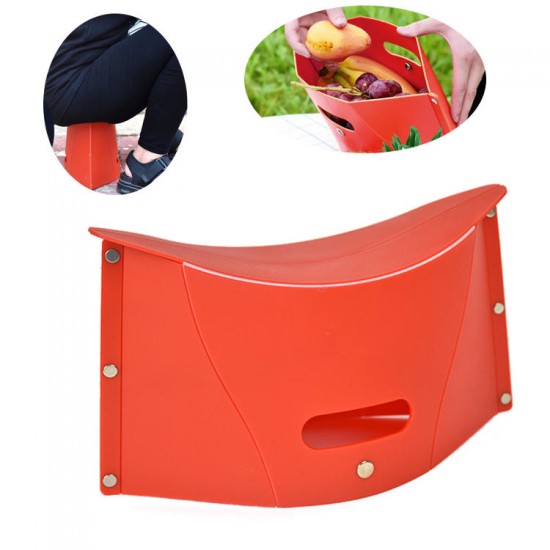 ABS Portable Foldable Stool Storage Bag Outdoor Ultralight Equipment for Hiking Fishing