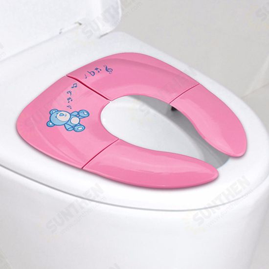 Portable Foldable Baby Toddler Potty Toilet Seat Covers Pad Cushion Training Children Kids WC