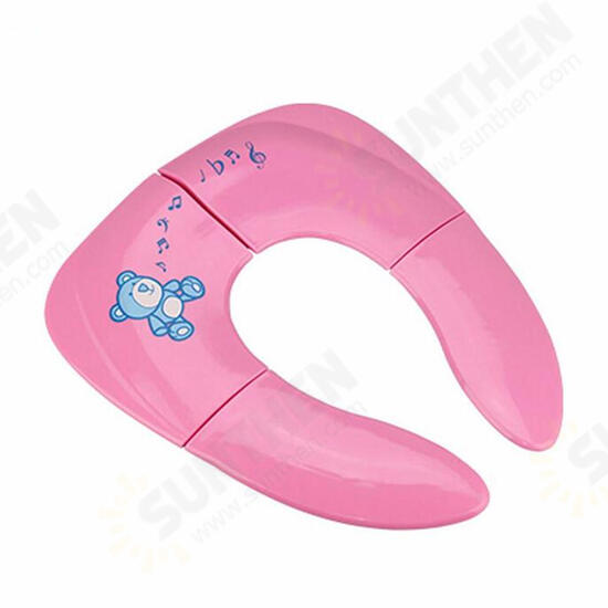 Portable Foldable Baby Toddler Potty Toilet Seat Covers Pad Cushion Training Children Kids WC