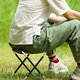 Outdoor Portable Folding Chair Aluminum BBQ Seat Stool Max Load 80kg Camping Picnic from Outdoor Portable Folding Chair Aluminum BBQ Seat Stool Max Load 80kg Camping Picnic from