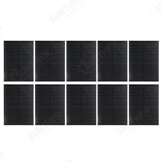 10 PCS 110x 80mm ETFE Mini Solar Cell With Bottom Plate Mono Solar Panel Solar Battery Charger Solar Power Generation Board