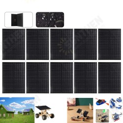 10 PCS 110x 80mm ETFE Mini Solar Cell With Bottom Plate Mono Solar Panel Solar Battery Charger Solar Power Generation Board 10 PCS 110x 80mm ETFE Mini Solar Cell With Bottom Plate Mono Solar Panel Solar Battery Charger Solar Power Generation Board
