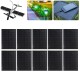 10 PCS 110x 80mm ETFE Mini Solar Cell With Bottom Plate Mono Solar Panel Solar Battery Charger Solar Power Generation Board