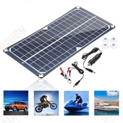 100W 18V Monocrystalline Solar Panel Dual USB Portable Battery Charger Car RV Boat Portable Charger Outdoor Camping Travel 100W 18V Monocrystalline Solar Panel Dual USB Portable Battery Charger Car RV Boat Portable Charger Outdoor Camping Travel