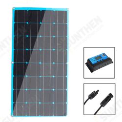 100W 18V Polycrystalline Solar Panel USB/DC Dual Output Battery Charger Portable Camping Travel 100W 18V Polycrystalline Solar Panel USB/DC Dual Output Battery Charger Portable Camping Travel
