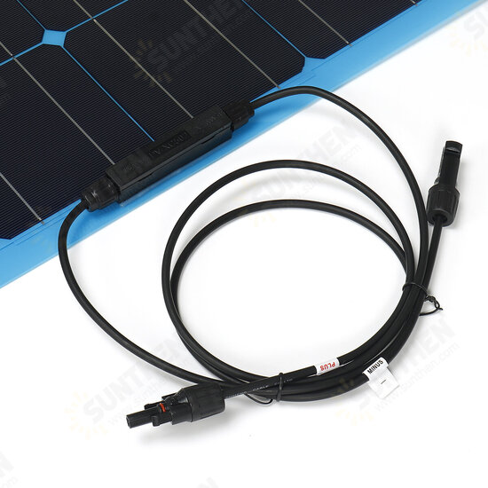 100W 18V Polycrystalline Solar Panel USB/DC Dual Output Battery Charger Portable Camping Travel