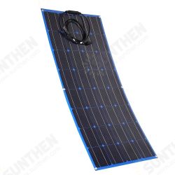 100W 18V Solar Panel Monocrystalline Semi-flexible Battery Charger Outdoor Camping Travel 100W 18V Solar Panel Monocrystalline Semi-flexible Battery Charger Outdoor Camping Travel
