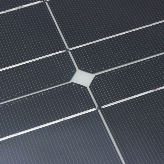 100W 18V Solar Panel l 1.5m Cable 5400Pa Pressure Mono-crystalline Semi-flexible Panel Power Bank