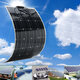 100W 18V Solar Panel l 1.5m Cable 5400Pa Pressure Mono-crystalline Semi-flexible Panel Power Bank