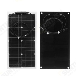100W Solar Panel Monocrystalline Battery Charging Camping Travel Car Yacht Solar Panel Charger With 30A/60ASolar Charger Controller 100W Solar Panel Monocrystalline Battery Charging Camping Travel Car Yacht Solar Panel Charger With 30A/60ASolar Charger Controller
