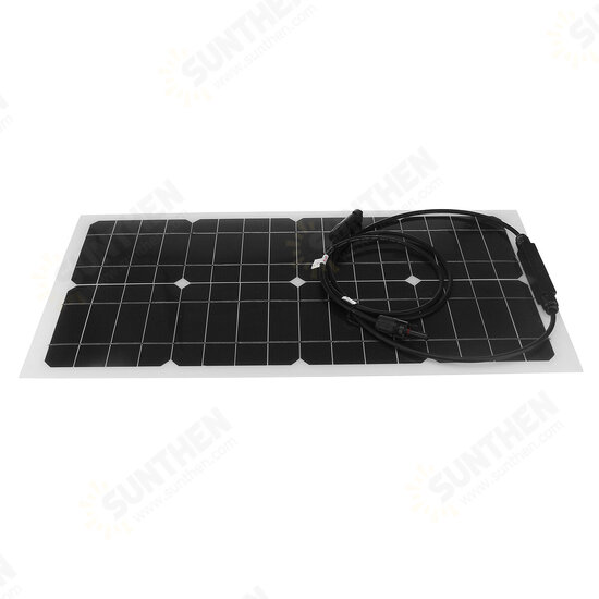 100W Solar Panel Monocrystalline Battery Charging Camping Travel Car Yacht Solar Panel Charger With 30A/60ASolar Charger Controller