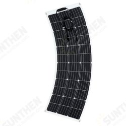 100W Solar Panel Monocrystalline DIY Connector Charger High Efficiency Power Generator Camping Car Boat Home 100W Solar Panel Monocrystalline DIY Connector Charger High Efficiency Power Generator Camping Car Boat Home