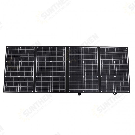 120W Foldable Solar Panel USB Protable Outdoor Folding Solar Cells Waterproof Power Battery Charger for Phone Car Camping