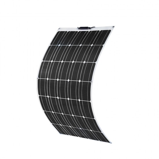 150W Solar Panel Flexible Portable Battery Charger Monocrystalline Solar Cell Outdoor Camping Travel