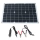 18V 100W Solar Panel Portable Solar Power Bank for Outdoors Camping Boat Smartphones Battery Chargers Cells Emergency Power