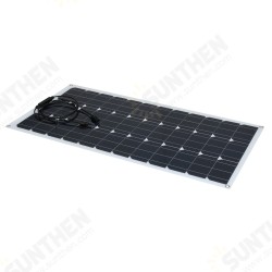 2 Pcs 100W 18V Solar Panel RV Car Boat Battery Charger Power Portable Outdoor Camping Travel Home 2 Pcs 100W 18V Solar Panel RV Car Boat Battery Charger Power Portable Outdoor Camping Travel Home