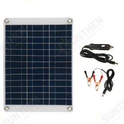 20W 12V/5V Polycrystalline Solar Panel Kit Battery Charger Portable Solar Panel for Car Boat Van 20W 12V/5V Polycrystalline Solar Panel Kit Battery Charger Portable Solar Panel for Car Boat Van
