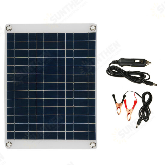 20W 12V/5V Polycrystalline Solar Panel Kit Battery Charger Portable Solar Panel for Car Boat Van