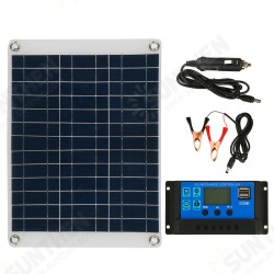 20W 12V/5V Polycrystalline Solar Panel Kit Battery Charger Portable Solar Panel for Car Boat Van 20W 12V/5V Polycrystalline Solar Panel Kit Battery Charger Portable Solar Panel for Car Boat Van
