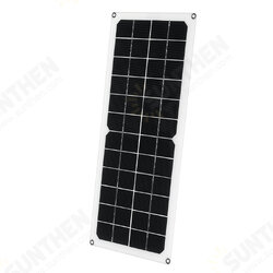 30W 12V Solar Panel DC 5V USB Power Battery Charger Portable Outdoor Camping Travel 30W 12V Solar Panel DC 5V USB Power Battery Charger Portable Outdoor Camping Travel