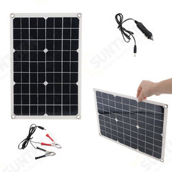 40W Solar Panel Dual 12V USB With 60A 100A Controller Waterproof Solar Cells Poly Solar Cells for Car Yacht RV Battery Charger 40W Solar Panel Dual 12V USB With 60A 100A Controller Waterproof Solar Cells Poly Solar Cells for Car Yacht RV Battery Charger