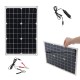 40W Solar Panel Dual 12V USB With 60A 100A Controller Waterproof Solar Cells Poly Solar Cells for Car Yacht RV Battery Charger