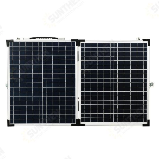 50W Foldable Solar Panel Emergency Solar Charging With 100A Controller for Car Van Boat Caravan Camper Trickle