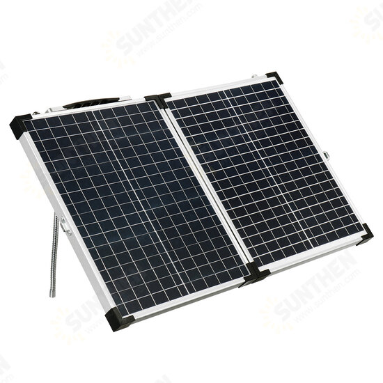 50W Foldable Solar Panel Emergency Solar Charging With 100A Controller for Car Van Boat Caravan Camper Trickle