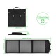 50W Folding Solar Panels 3 USB+DC Waterproof Solar Monocrystalline Silicon Board Power Bank Solar Charger BaG