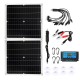 50W Solar Power System Inverter Kit Solar Panel Battery Charger Complete Controller Home Grid Camp Phone