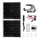 50W Solar Power System Inverter Kit Solar Panel Battery Charger Complete Controller Home Grid Camp Phone