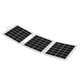 7W Foldable Solar Panel USB Output Port Portable Monocrystalline Charging Panel Outdoor Camping Emergency Charging Kit