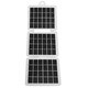 7W Foldable Solar Panel USB Output Port Portable Monocrystalline Charging Panel Outdoor Camping Emergency Charging Kit