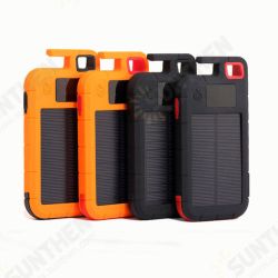 8000mah Solar Power Bank Camping Emergency LED Light Waterproof Battery Charger Compatible with Most Of Smart Phone 8000mah Solar Power Bank Camping Emergency LED Light Waterproof Battery Charger Compatible with Most Of Smart Phone