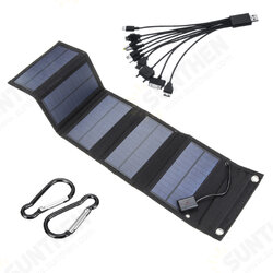 80W Foldable USB Solar Panel Portable Folding Waterproof Solar Panel Charger Outdoor Mobile Power Battery Charger 80W Foldable USB Solar Panel Portable Folding Waterproof Solar Panel Charger Outdoor Mobile Power Battery Charger