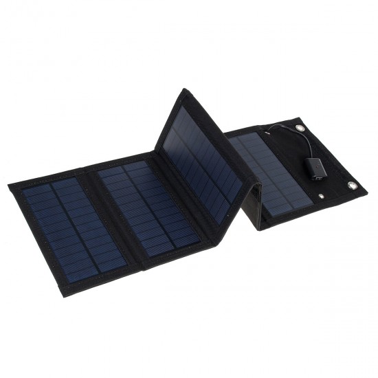 80W Foldable USB Solar Panel Portable Folding Waterproof Solar Panel Charger Outdoor Mobile Power Battery Charger