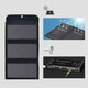 5V 15W Solar Charger with 10000mAh Battery 3 USB Ports PD 18W Fast Charge Solar Panel Power Bank For Outdoor Camping