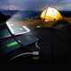 5V 15W Solar Charger with 10000mAh Battery 3 USB Ports PD 18W Fast Charge Solar Panel Power Bank For Outdoor Camping