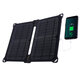 Foldable Solar Charger Waterproof ETFE Monoctrystalline Solar Panel Dual USB Ports Outdoor Camping Charger for Yacht RV Car Boat