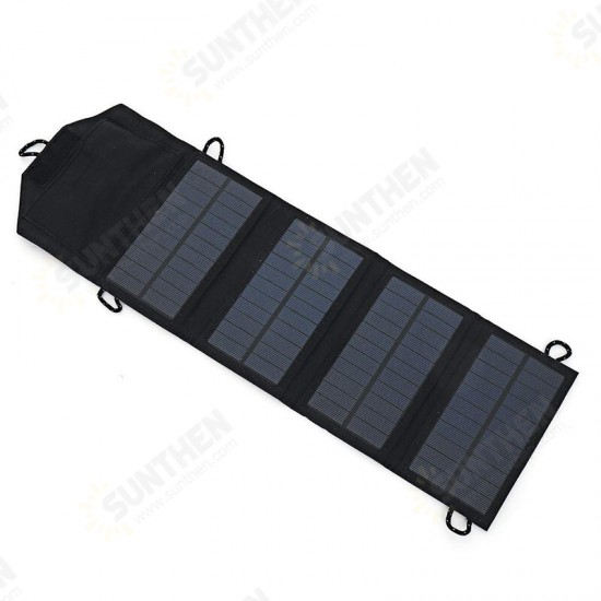 10W 5V Solar Panel 1A Working Current Foldable Solar Mobile Charging Outdoor Camping Mobile Power Battery Charger