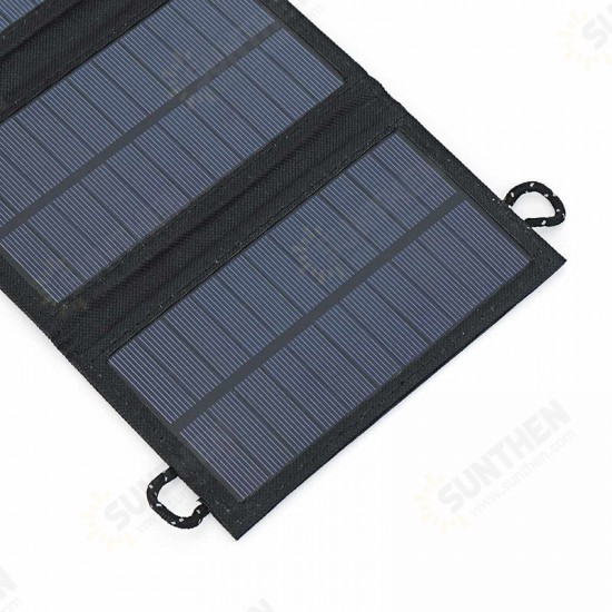 10W 5V Solar Panel 1A Working Current Foldable Solar Mobile Charging Outdoor Camping Mobile Power Battery Charger