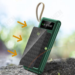 20000mAh Solar Power Bank with Four Lines 2.1A Fast Charging LED Lights Lighting Ultra Thin Portable Outdoor Camping Travel Mobile Power 20000mAh Solar Power Bank with Four Lines 2.1A Fast Charging LED Lights Lighting Ultra Thin Portable Outdoor Camping Travel Mobile Power