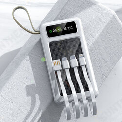 20000mAh Solar Power Bank with Four Lines 2.1A Fast Charging LED Lights Lighting Ultra Thin Portable Outdoor Camping Travel Mobile Power 20000mAh Solar Power Bank with Four Lines 2.1A Fast Charging LED Lights Lighting Ultra Thin Portable Outdoor Camping Travel Mobile Power