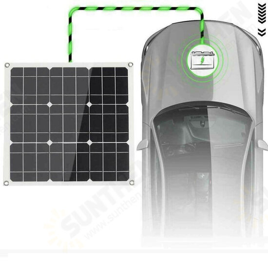 80W Solar Panel Monocrystalline Solar Charging Portable Waterproof Outdoor Solar PV Panel Module With Solar Controller