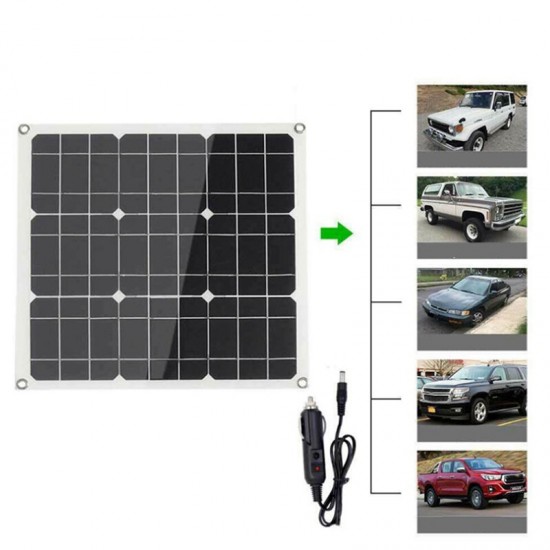 80W Solar Panel Monocrystalline Solar Charging Portable Waterproof Outdoor Solar PV Panel Module With Solar Controller