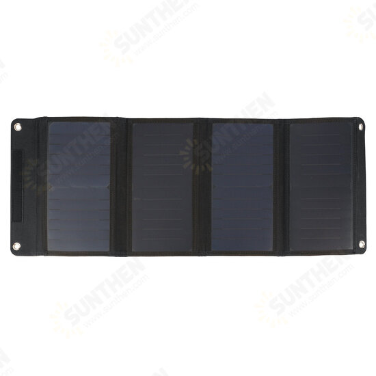 28W 12V Flodable Solar Panel Cell Panel Solar Charger Generator for Smartphone Tablet Light Power Bank Outdoor