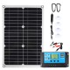 Portable 30W 18v Solar Panel Multi-function Solar Charger Kit Waterproof Emergency Photovoltaic Charge For Outdoor Travel Camping RV