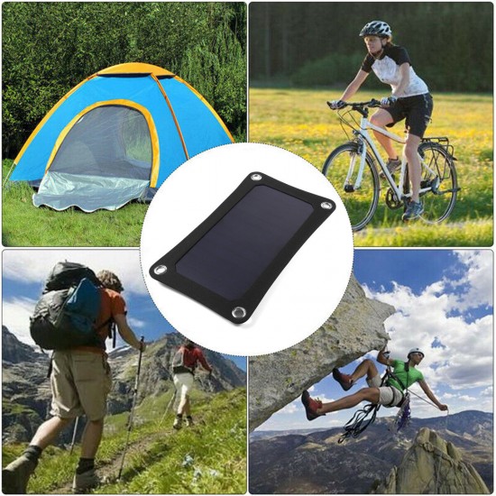 32W 5V High Efficiency Solar Panel Charger USB Backpack Solar Power Bank for Outdoor Camping Hiking