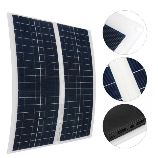 Solar Panel Kit Flexible Solar Panel for Camper Caravan Boat Car Battery 12V/18V Energy Charging