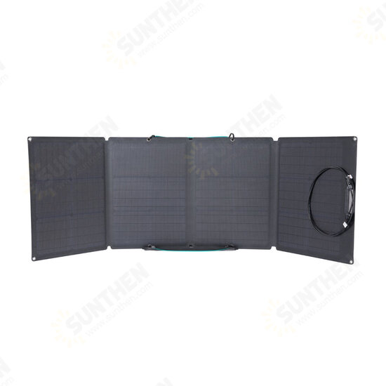 110W 21.6V Solar Panel Solar Portable Power System Battery Charge Solar Power Generation for Camping Home Mobile Use